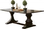 Coaster Parkins Double Pedestal Dining Table in Rustic Espresso