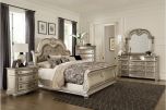 Homelegance Cavalier 4pc Queen Bedroom Set in Silver