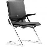 Zuo Modern Lider Plus Conference Chair in Black - Set of 2 - ZUO-215210 in [category]