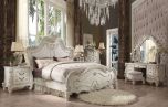 ACME Versailles 4Pc Queen Furniture Bedroom Sets in Bone White