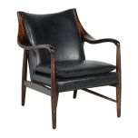 Classic Home Kiannah Club Chair in Black