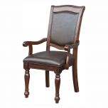 Homelegance Lordsburg Arm Chair in Brown Cherry - Set of 2