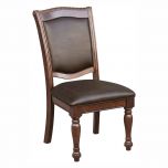 Homelegance Lordsburg Side Chair in Brown Cherry - Set of 2