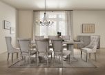 ACME Gabrian 9pc Dining Table Set, Reclaimed Gray