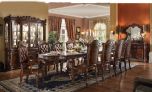 ACME Vendome 7pc Double Pedestal 136&quot;L Furniture Dining Room Sets in Cherry