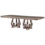 ACME Northville Dining Table, Antique Champagne - 66920