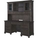 Magnussen Sutton Place Credenza with Hutch in Charcoal
