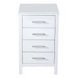 Virtu USA Dior 18" Side Cabinets in White - KSC-700-S-WH