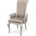 AICO Michael Amini Hollywood Swank Arm Chair in Pearl - Set of 2
