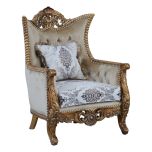 European Furniture Maggiolini Chair in Antique Dark Bronze