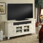Parker House Tidewater 62" TV Console in Vintage White