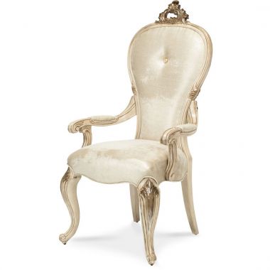AICO Michael Amini Platine de Royale Arm Chair - Set of 2