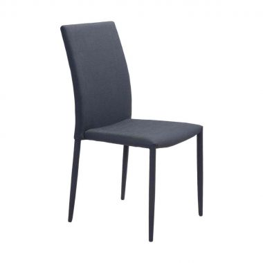 Zuo Modern Confidence Dining Chair, Black - Set of 4