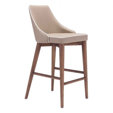 Zuo Modern Moor Counter Chair, Beige
