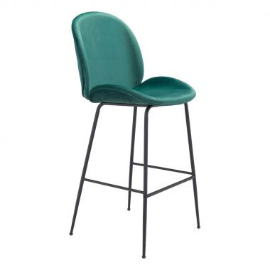 Zuo Modern Miles Bar Chair in Green