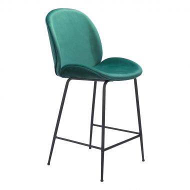 Zuo Modern Miles Counter Chair in Green