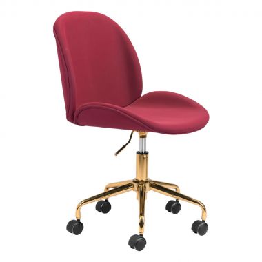 Zuo Modern Miles Office Chair in Red