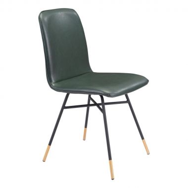 Zuo Modern Var Dining Chair in Green - Set of 2