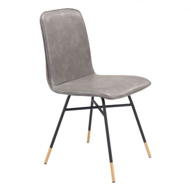 Zuo Modern Var Dining Chair in Gray - Set of 2