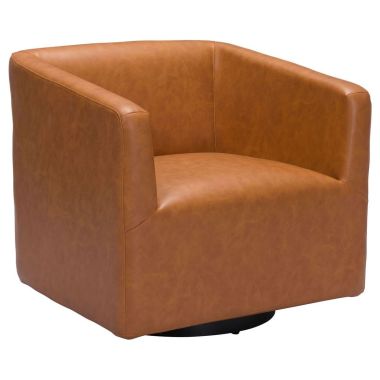Zuo Modern Brooks Accent Chair in Brown