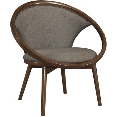 Homelegance Lowery Accent Chair in Chocolate