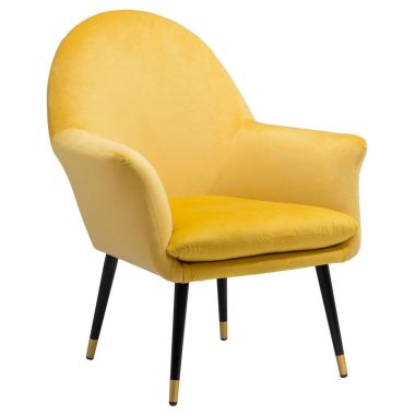 Zuo Modern Alexandria Accent Chair in Yellow