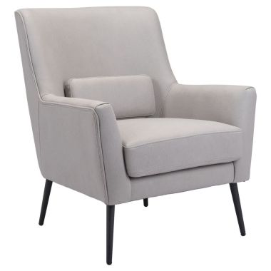 Zuo Modern Ontario Accent Chair in Gray