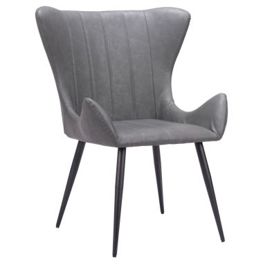 Zuo Modern Alejandro Dining Chair in Vintage Black - Set of 2