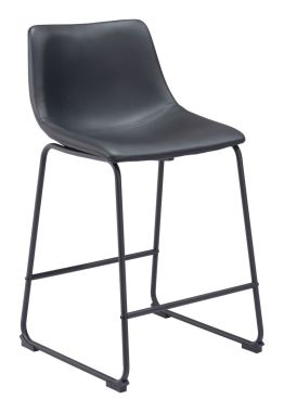 Zuo Modern Smart in Counter Stool in Black - Set of 2