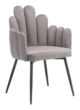 Zuo Modern Noosa Dining Chair in Gray - Set of 2