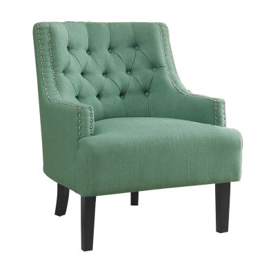 Homelegance Charisma Accent Chair in Teal