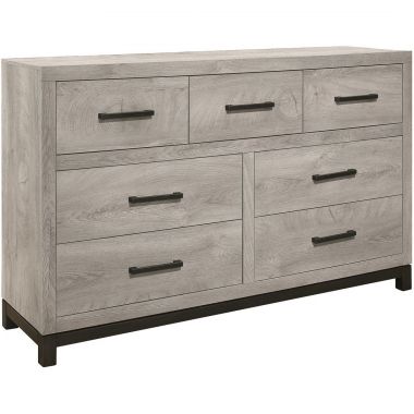 Homelegance Zephyr Dresser in Light Gray and Gray
