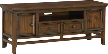 Homelegance Frazier Park 59" TV Stand in Brown Cherry