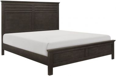 Homelegance Blaire Farm California King Bed in Charcoal Gray