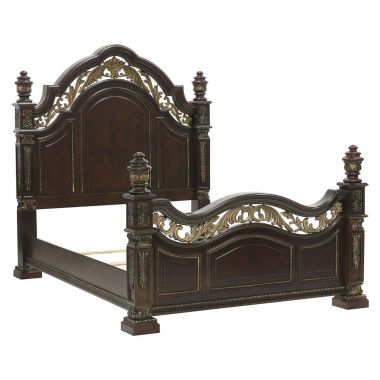 Homelegance Catalonia California King Bed in Cherry