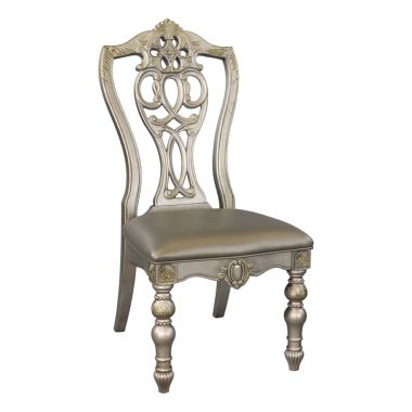 Homelegance Catalonia Side Chair in Platinum Gold - Set of 2