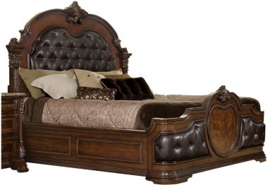 Homelegance Antoinetta Queen Bed in Dark Brown