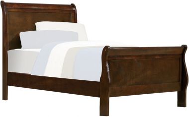 Homelegance Mayville Twin Bed in Burnish Brown Cherry