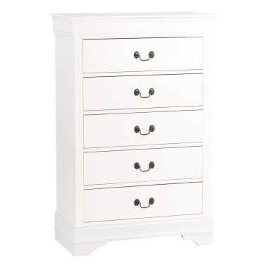 Homelegance Mayville Chest in Burnished White