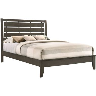 Coaster Serenity Full Panel Bed in Mod Grey
