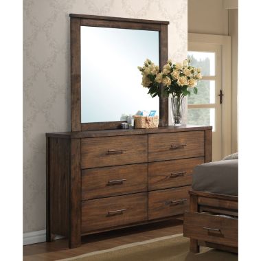 ACME Merrilee Dresser with Mirror in Oak