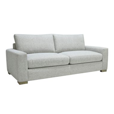 Classic Home Laurel 84" Sofa in Light Gray