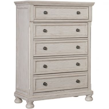 Homelegance Bethel Chest in Wire-Brushed White