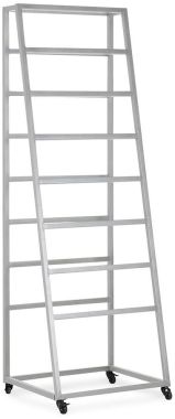 Classic Home Ladder Display Rack in Silver