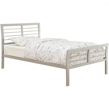 Coaster Stoney Creek Queen Iron Bed in Silver