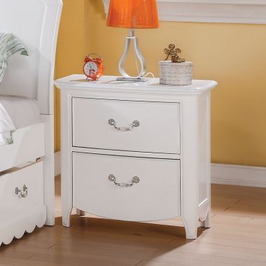 ACME Cecilie Nightstand in White