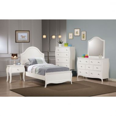 Coaster Dominique Kids Bedroom Furniture Set in White