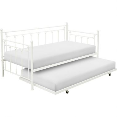 Homelegance Lorena Daybed with Trundle in White