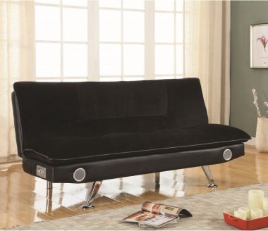 Coaster 500187 Sofa Bed in Black