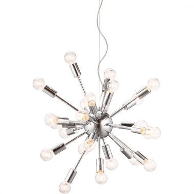 ZUO Pulsar Ceiling Lamp in Chrome - ZO-50028 in [category]
